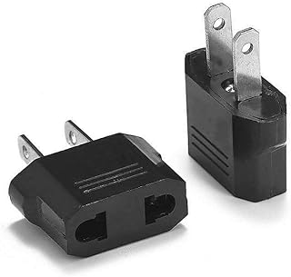 3 قطع من شاحن فيشة أوروبية إلى فيشة أمريكية