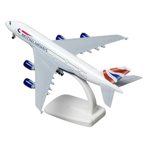 Image of British Airlines, diecast, Metal Aeroplane Scale Model Office only for Display 20 cm (British Airways No Lending Gear)