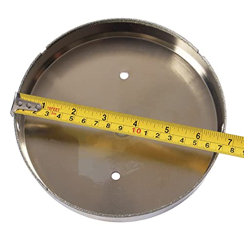 Drilax 6-5/8 Inch Diamond Hole Saw | Custom Size for Commercial Drains, Toilet Cutouts & Large Pipes | for Porcelain, Tile, Granite, Glass, Quartz by DRILAX - Used condition - Image 4