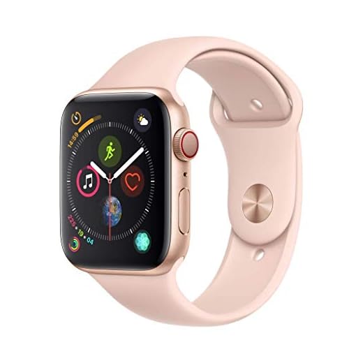 Apple Watch Series 4 44mm (GPS + Cellular) - Cassa In Alluminio Color Oro Con Cinturino Sport Rosa Sabbia (Ricondizionato)