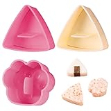 KEORHEZ 3 Piezas Onigiri Molde Se Utiliza para Sushi Casero Y Bolas De Arroz con Una Superficie Lisa Que Es Fácil De Limpiar