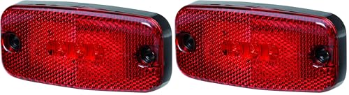 Feu arrière LED Hella Valuefit 2Tm 357 008-021 12/24V rouge pour montage en saillie