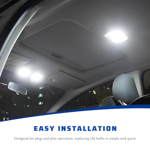Kit de 42 luces LED interiores para auto 6000K T10 y más miniatura 3