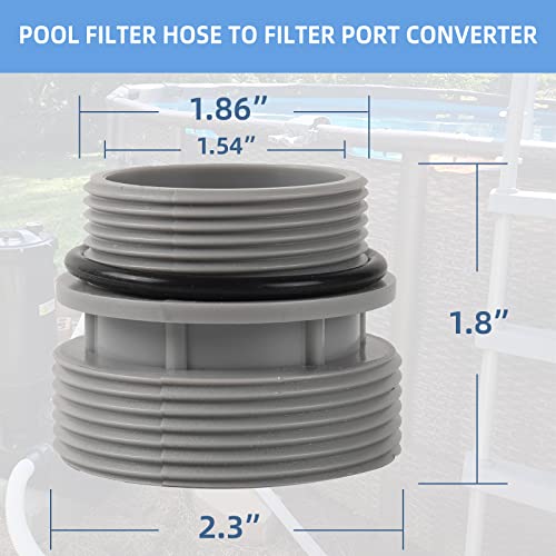 Escalera universal para piscina de 18 pulgadas miniatura 6