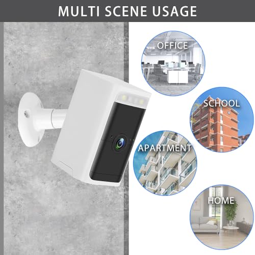 Wall Mount Compatible with Arlo,eufyCam,Google Nest Battery 2nd Gen,Ring Stick Up Cam Battery, Adjustable Ceiling Wall Mount Holder Security Camera Indoor Outdoor Mounting Bracket with 1/4\" Screw Head - Thumbnail 5