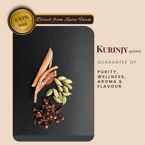 Image of Kurinjy Bong Garam Masala - Whole Spices Mix | Cardamom Cinnamon Clove | Pure Natural Essential Oil filled Premium Kerala Spices | Crafted for Aromatic & Flavorful Cooking, 45g x 1 pack
