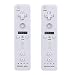 SIBIONO - Wii Remote Motion Plus Controller (2 Packs) für Nintendo Wii & Wii U Videospiel Gamepads (weiß)