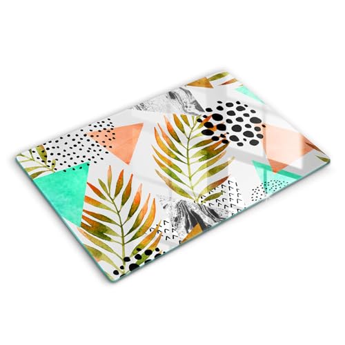 Planche à Découper Induction Wallfluent 80x52cm | Protection Plaque Boho