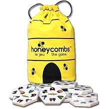 Honeycombs Game, Award Winning Tile Matching Game for Kids & Families, Educational STEM Toy for Cognitive Development, 3 Ways to Play, Mensa Recommended Game with 52 Tactile Tiles, Ages 6+,1-8 Players