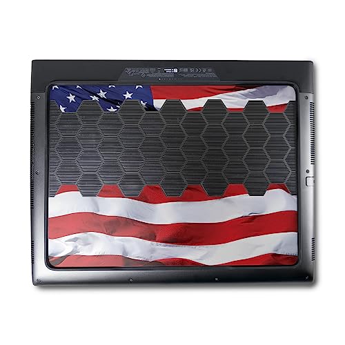 Image of MightySkins Skin Compatible with Alienware M18 R1 (2023) Full Wrap Kit - American Flag | Protective, Durable, and Unique Vinyl Decal wrap Cover | Easy to Apply & Change Styles | Made in The USA