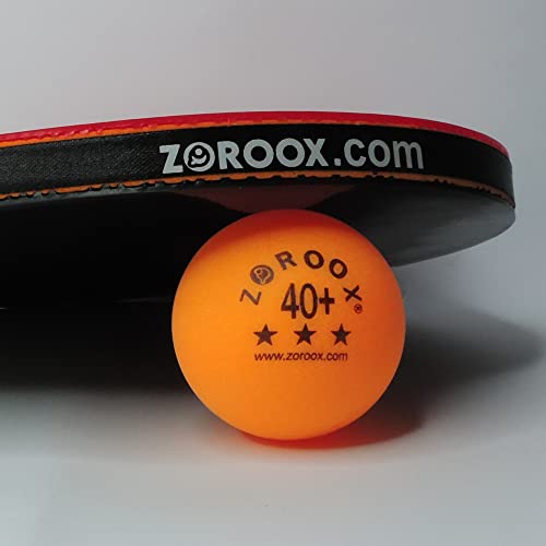 Zoroox 18 Premium Table Tennis Balls 3-Star White/Orange High Performance Ping Pong Balls - Experience The Perfect Balance Of Speed, Spin, And Control - The Choice Of Champions (Orange) #TOP3
