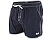 BOSS HUGO BOSS Men's Lobster 5 Inch Solid Swim Trunk, Navy Blue, Large
