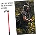 FOMIYES Portable Nonskid Walking Stick Lightweight Trekking Pole for Seniors Adults Ergonomic Grip for Hiking Climbing