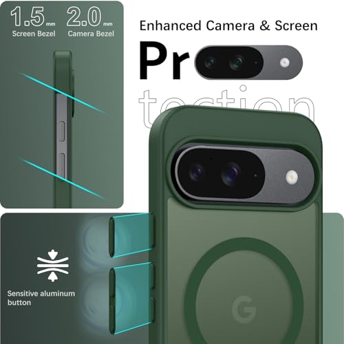 Coque magnétique Google Pixel 9 Pro protection antichoc dos mat - 5