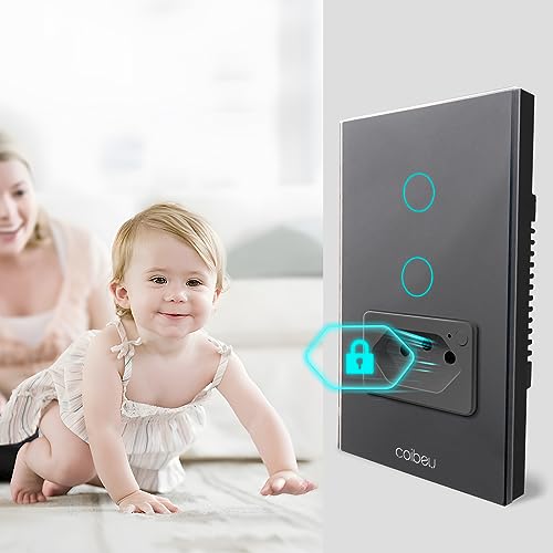 Interruptor Inteligente WiFi com Tomada, Interruptor Smart Sem Fio Doméstico Multifuncional, Control