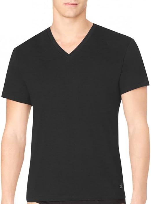 Amazon.com: Calvin Klein Men's Short Cotton Multipack V Neck T-Shirts :  Ropa, Zapatos y Joyería