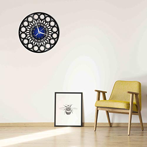 Horloge murale vinyle 12 pouces VCS Wreath Elements cadeau idéal maison