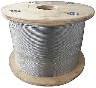 Cable, 3/16 in, 50 ft, 1 x 19, Steel