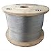 Cable, 3/16 in, 50 ft, 1 x 19, Steel