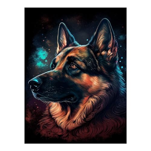 Broderie diamant 5D Berger Allemand POLIUAWS, exprimez votre amour des chiens en loisir créatif