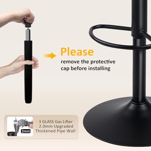 Tabouret de bar confortable pour soulager le dos lors des repas sur îlot de cuisine