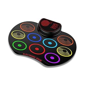 Elektronisch Drumstel Elektronische drumset, huishoudelijke artefact handgewalste opvouwbare draagbare trommel voor…