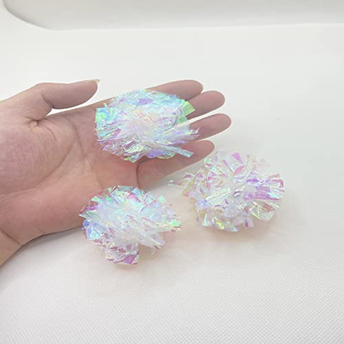 Muluo Crinkle Balls Katzenspielzeug, 5,6 cm, Mylar-Knisterbälle für Katzen, zum Spielen und Interagieren mit Katzen, 20 Stück – Bild 5