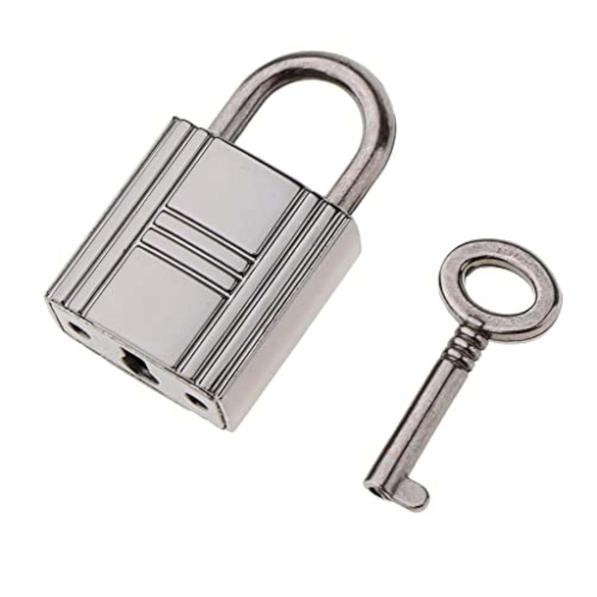 Cute Security Travel Lock with Key, Greyish Black