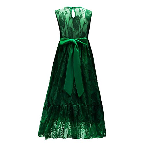 Flower Girls Lace White First Communion Dress Wedding Bridesmaid Party Christening Princess Aline Boho Rustic Dance Gown2