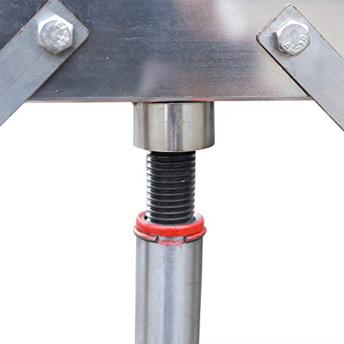 Botaidahong 12L Fruit Press Crusher Grinder With Hydraulic Jack For Wine Making Hydraulic Jack Kitchen Tool Heavy Duty Full Stainless Steel Wine/Cider Press With Hydraulic Jack Aid #TOP3