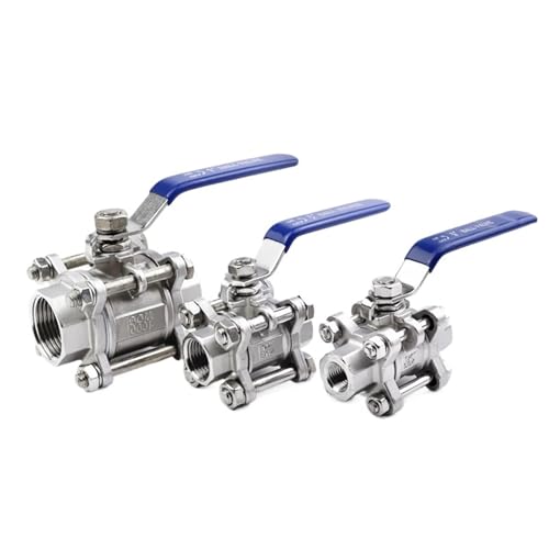 Robinet à tournant sphérique BSPT 1-1/4" type de filetage en acier SS304 - 2
