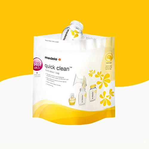 Medela Quick Clean - Sacchetti Per Sterilizzazione, Confezione Da 5-image