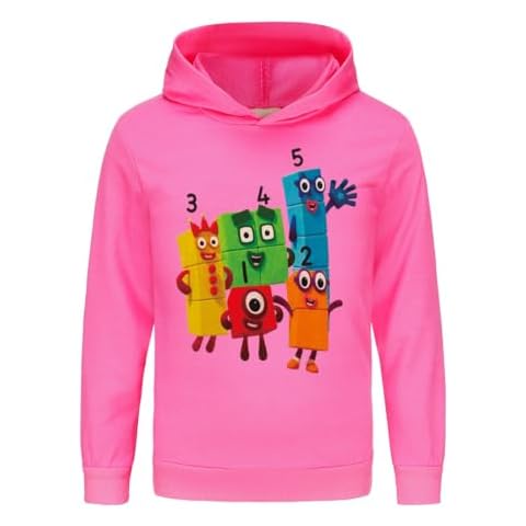 Jicahond Cartoon Printed Hooded Sweatshirt for Kids Cover