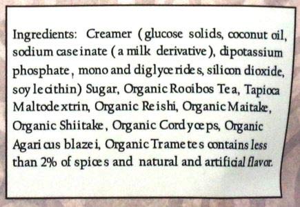 Té Chai Cremoso con Mezcla de 6 Hongos Orgánicos 15 Servings miniatura 2