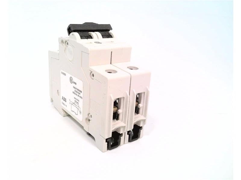 S202U-K5 240 Volt, 2 Pole, 50/60 HZ, Miniature Circuit Breaker, 5 AMP, 10KA