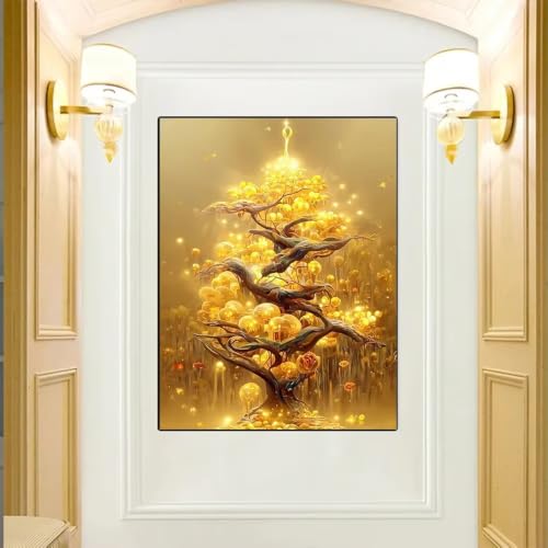 Tableau abstrait classique de luxe pour combler un grand mur vide