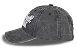 MANMESH HATT Baseball Mom Hat for Women, Funny Mother's Day Softball Accessories Team Gifts, Vintage Washed Distressed Embroidered Softball Mom Baseball Cap for Mama, Grandma Black