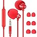 Produktbild Bulees Schlaf kopfhörer, In Ear headphones für Kleine Gehörgang, Geräusch Isolierung, leichte Ohrhörer mit Mikrofon und Lautstärke regler für Seite schlafen, Schlafenszeit, ASMR, Entspannung
