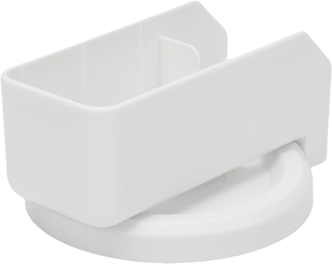 EBTOOLS Dot Wall Mount, Secure ABS Wall Bracket Holder for Dot 4 5 Smart Speaker, with No Drill Setup and Cable Management, Fits Bathroom Kitchen Living Room Bedroom (White)