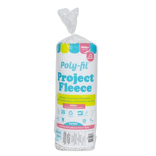 Fairfield Poly-Fil Project Fleece Polyester Batting Crib, 45