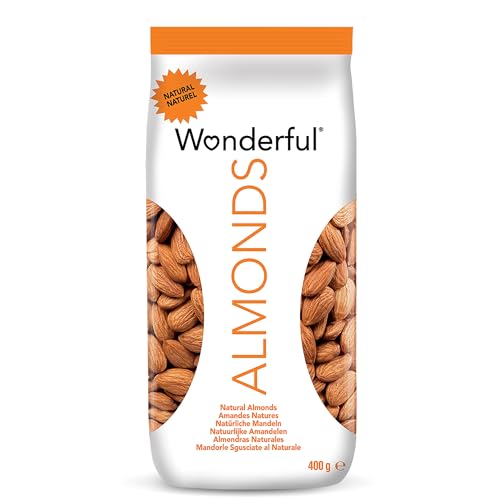 Wonderful Pistachios - Amandes Natures, 400 g (L'emballage...