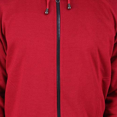 Image of Men's Cotton Hooded Neck Hoodie