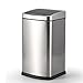 Lekki kwadratowy kosz na śmieci do gospodarstwa domowego, inteligentny indukcyjny pojemnik na odpady ze stali nierdzewnej – automatyczny, lekki kosz na odpady ze szczotkowanego srebra 9 l, 12 l, do kuchni, sypialni, biura