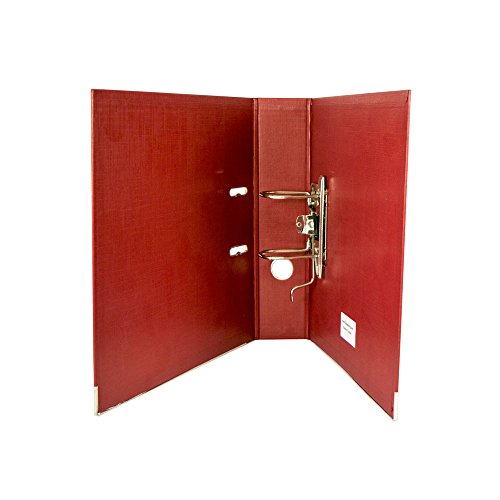 Lever Arch 2-Ring Binder; U.s. Letter Size; For 2 3/4" (7 Cm) Center-To-Center (Cc) Paper Punches (Not For A4 Documents With 8 Cm Cc Spacing) (1 Assembled Binder, Burgundy) #TOP27