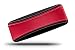 Protective Glasses Case for Men and Women - Prevent Scratches on your Glasses and Sunglasses - Premium Leather Felt Lined - 100% Satisfaction Guarantee - Red on Black with White Stitching