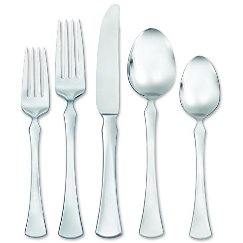 Hampton Signature 222B020HSN 20 Piece Signature Vogue Dinner Set, Silver