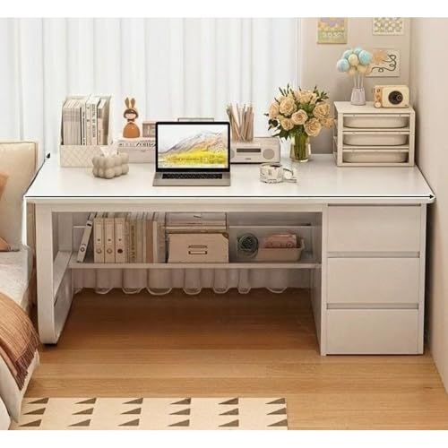 LAJOKING �p�\�R���f�X�N�A�׋����A100/120/140cm�A�����o���t���A���őϋv���̂���ؐ��f�X�N�g�b�v�A���[�X�y�[�X�t���A�g�ݗ��ĊȒP�A�ƒ�A�Q���A���r���O���[���A�I�t�B�X�A�׋������ɓK���Ă��܂� (C,120*50*73.5cm)