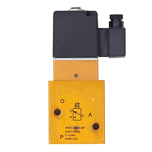 Électrovanne 3 voies G1/4 pour circuit d'air de machine pneumatique