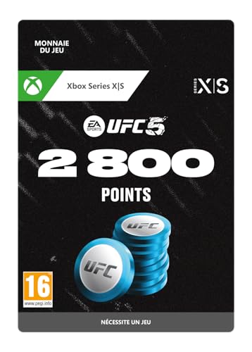 UFC 5 2800 POINTS Xbox Series X S Code de téléchargement immédiat de monnaie