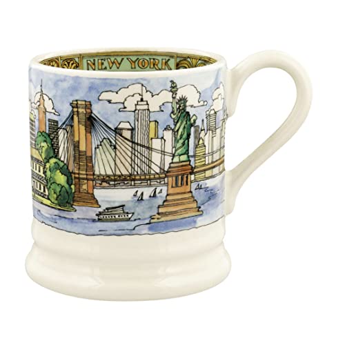 Emma Bridgewater Taza de café y té hecha a mano de cerámica Cities Of Dreams New York Summer Day Cover